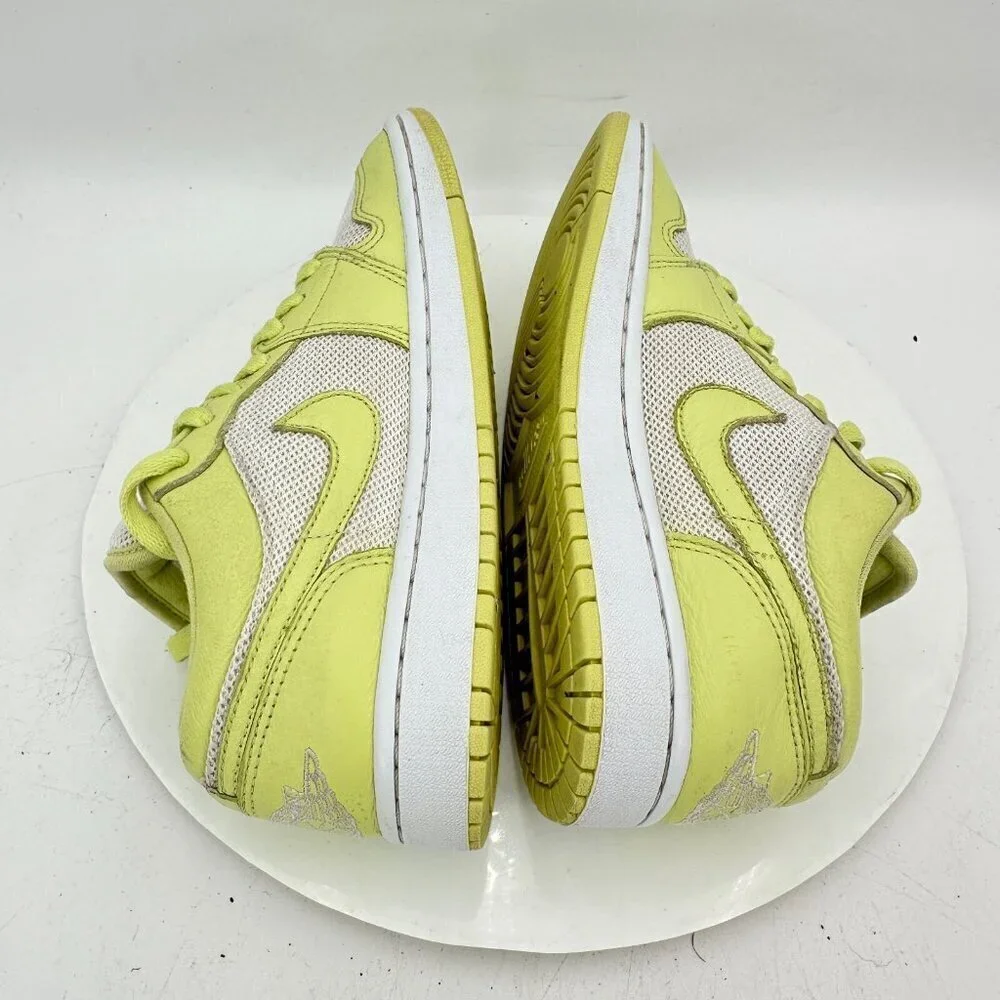 Nike Air Jordan 1 Low Women Size 8 DH9619-103 Limelight White Training Shoes